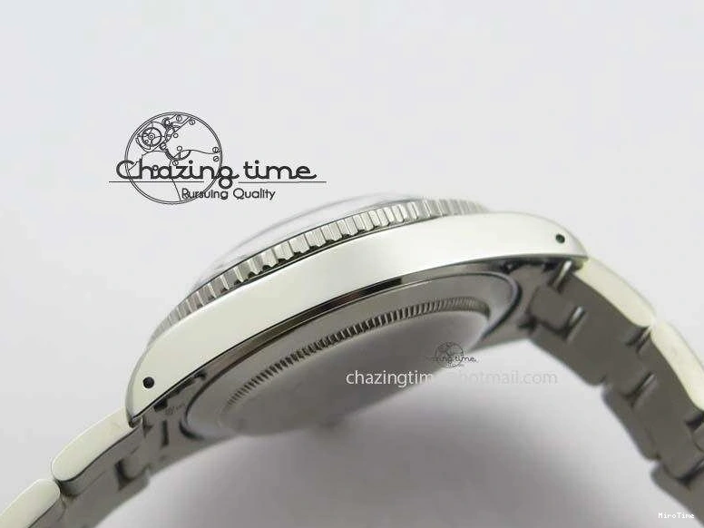 MiroTime 0421 ComfortFit Vintage 1680 Submariner No Date SS White Dial On SS Bracelet A 3855